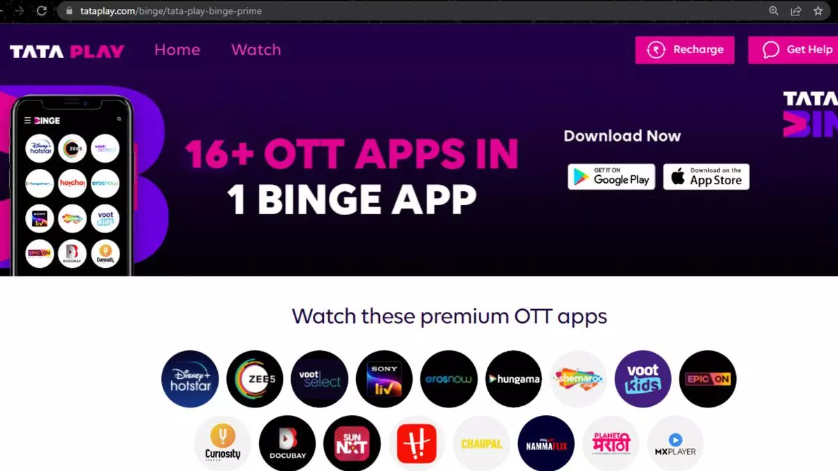 Free apps with tata sky binge new arrivals